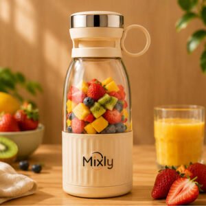 mixly portable blender white